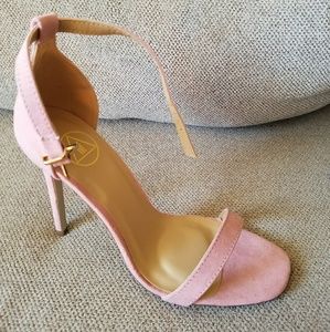 Missguided Blush Sandal Heel Size 7